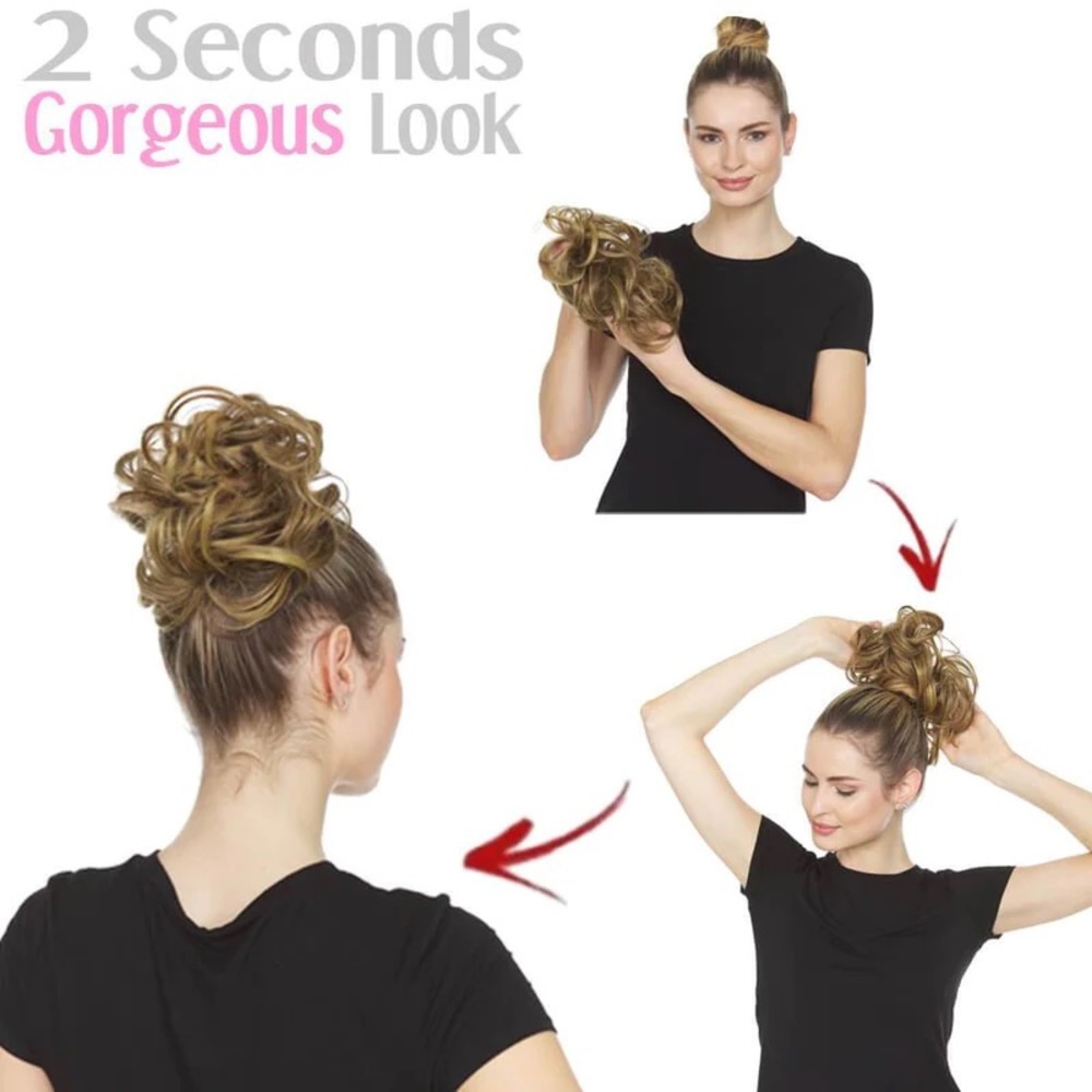 JuvaBun Messy Bun - Mix Walnut